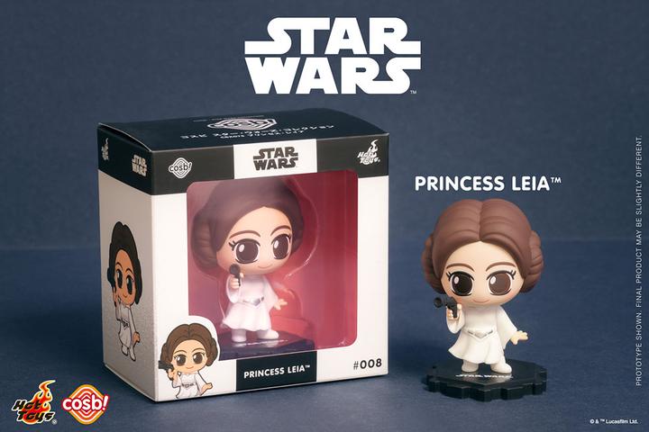 Image du produit Hot Toys Star Wars figurine Cosbi Princesse Leia 8 cm
