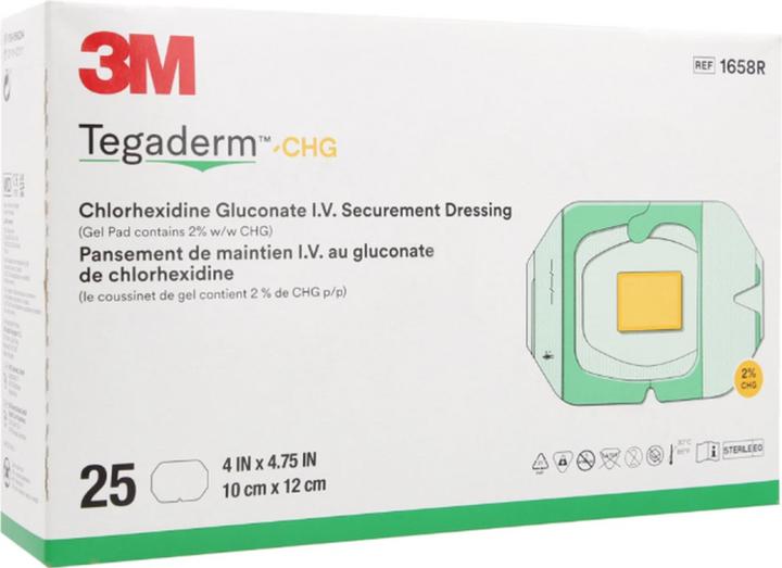 3M TEGADERM CHG 10x12cm 25 (25 x)