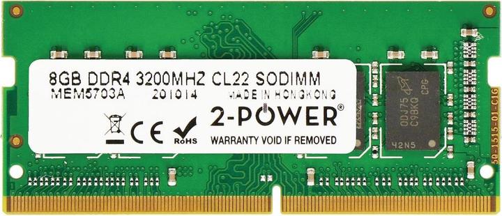 Actual product image 2-Power 8GB DDR4 3200MHz CL22 SODIMM (3200 MHz, DDR4-RAM, SO-DIMM)