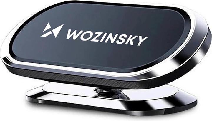 Actual product image Wozinsky Self-adhesive Magnetic 360 Car Dashboard Mount Silver (WMH-06)
