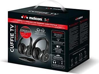 Produktbild Meliconi 2 x kabellose Stereo-TV-Headsets (8 h, Kabellos, Kabelgebunden)