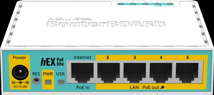 Produktbild MikroTik VPN-Router hEX PoE lite RB750UPR2