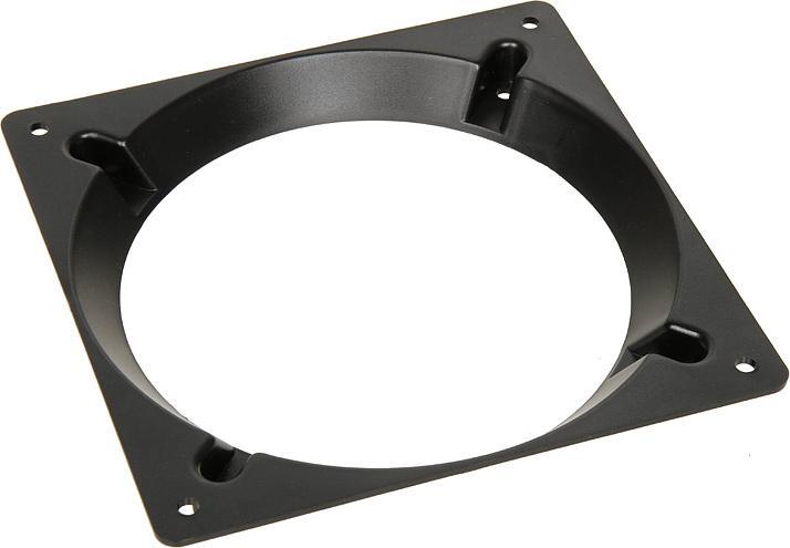 Actual product image Bitspower FAN ADAPTER 140mm to 120mm - black