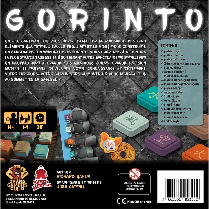 Image du produit Super Meeple Gorinto jeu de base f (Français)