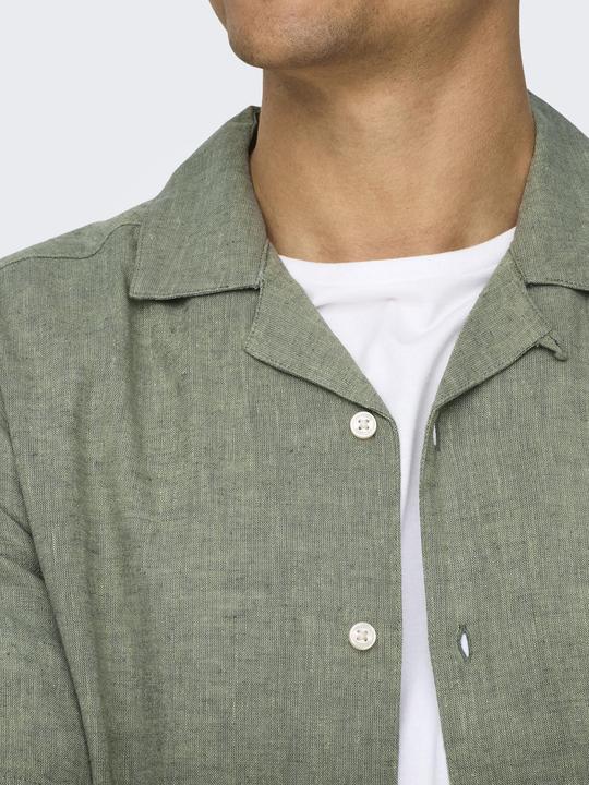 Produktbild Only & Sons Einfarbiges Kurzarmhemd (L)