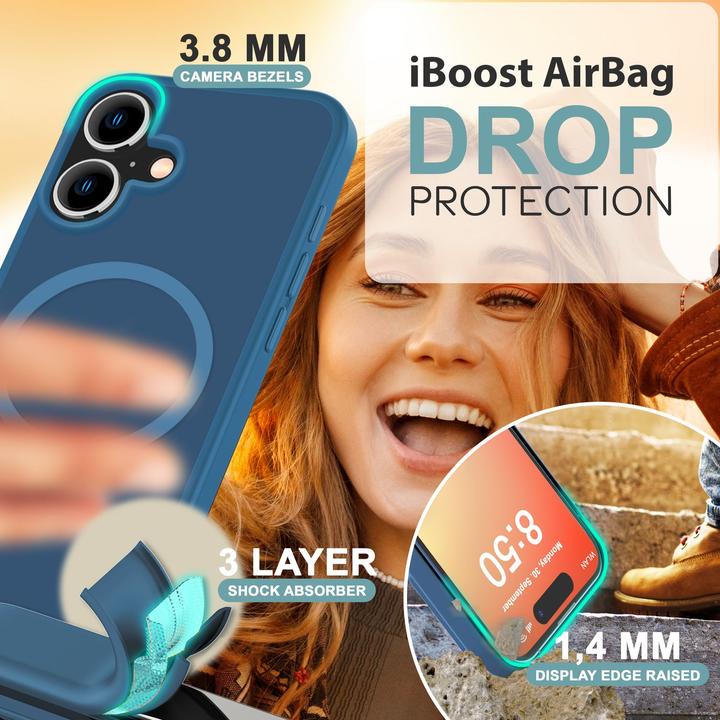 Image du produit Nalia Étui hybride mat avec fonction MagSafe (Apple iPhone 16)