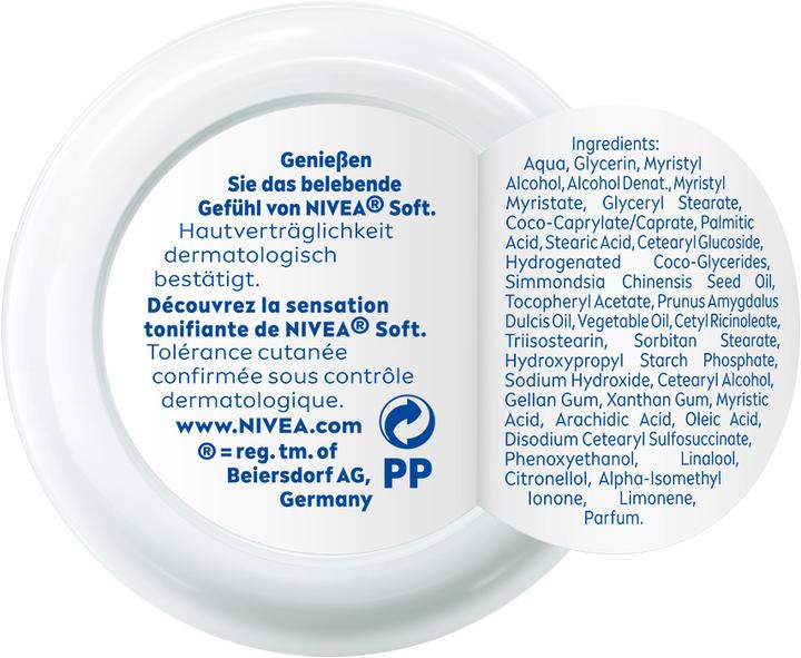 Produktbild NIVEA Soft Feuchtigkeitscrème (Körpercreme, 50 ml)