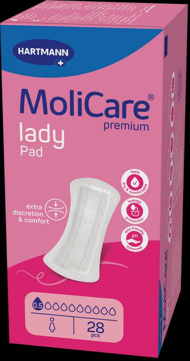 Actual product image MoliCare Lady Pad (28 x, Regular)