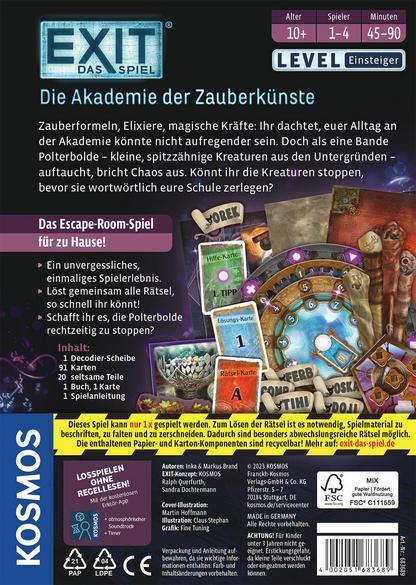 Actual product image Kosmos EXIT® - The Game: Magic School (German)