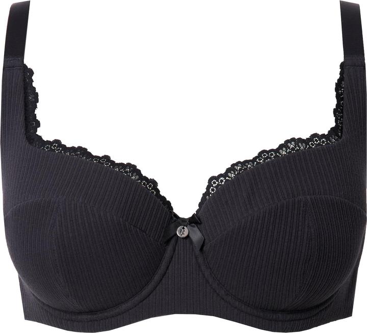 Produktbild Ulla Popken Balconette-BH, Softcups, Balconette-BH, Ajour, Cup B - E (95 C)