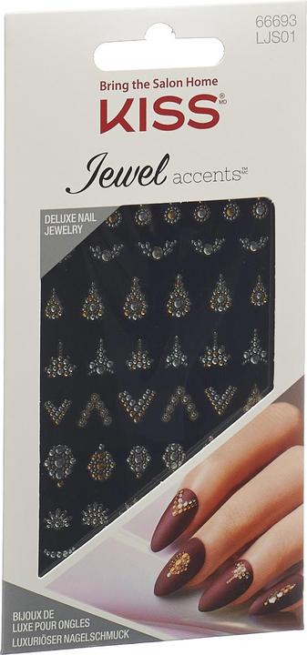 KISS Jewel Accents (Nagelverzierung, Silber)