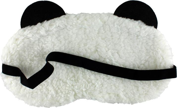 JTI Sneaky Panda, flauschige Schlafmaske für Reisen und Entspannung (Schlafmaske)