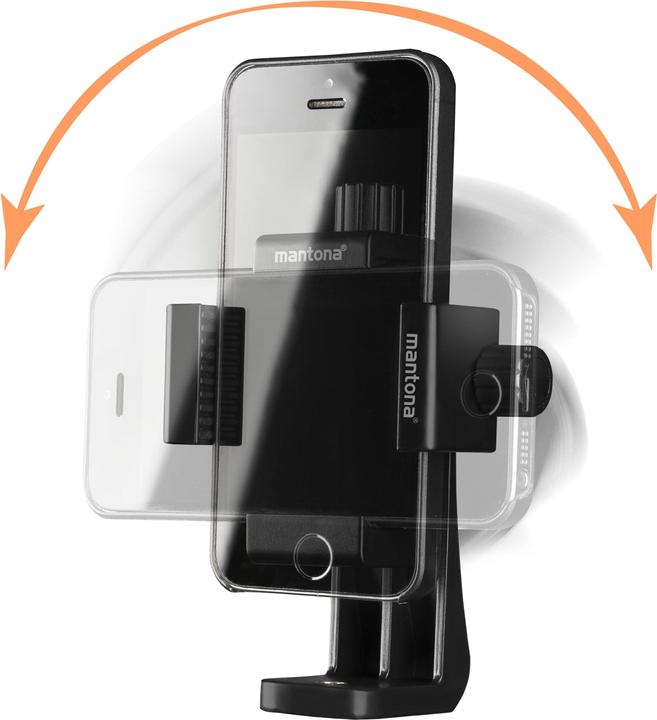 Produktbild mantona Smartphone Halter Rotate Clip 100
