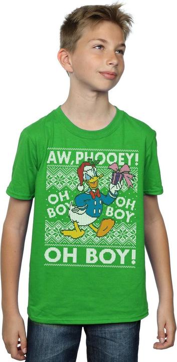 Image du produit Disney - T-shirt DONALD DUCK CHRISTMAS FAIR ISLE - Garçon (152, 158)