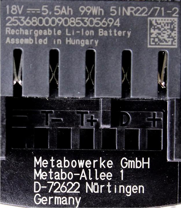 Immagine prodotto Metabo Set di batterie (18 V)