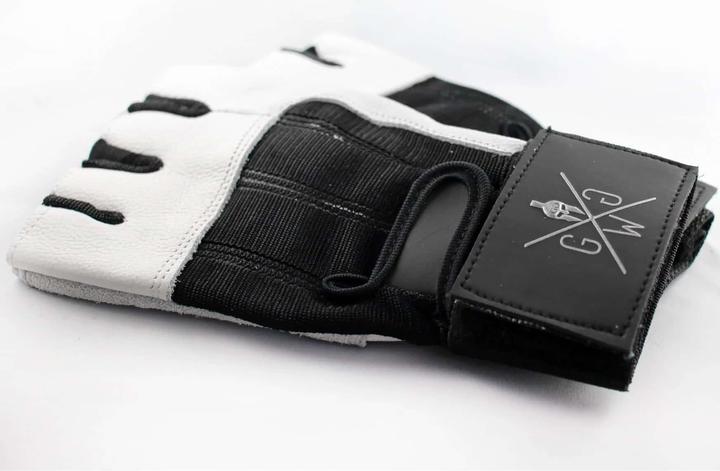 Produktbild Gym Generation Fitness Handschuhe aus Leder / weiss (M)
