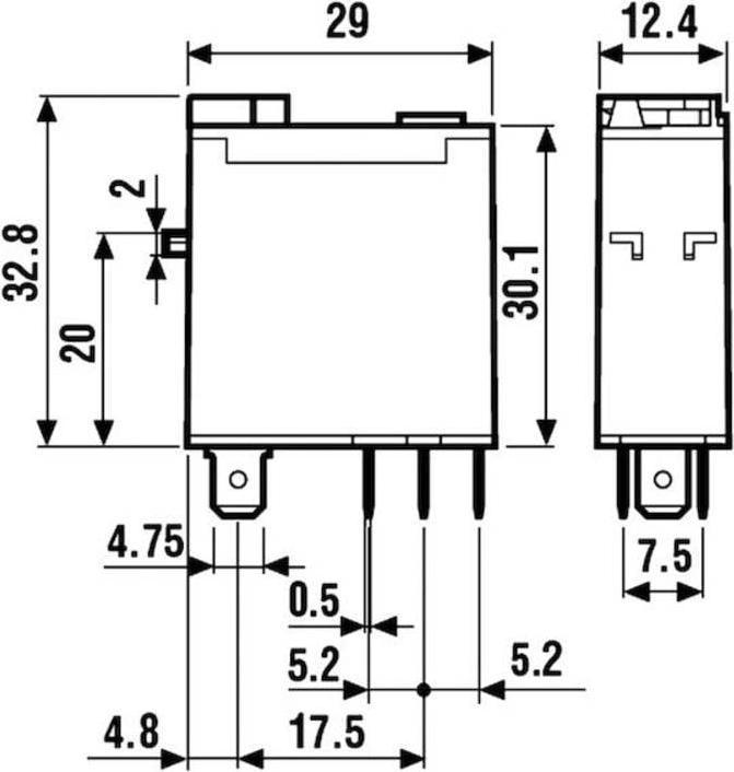 Productafbeelding Finder Relais 16A 230VAC 1-Changer