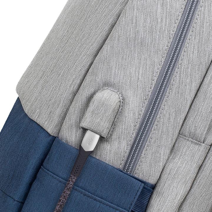 Immagine prodotto Rivacase 7567 Zaino grigio blu scuro per notebook fino a 17,3