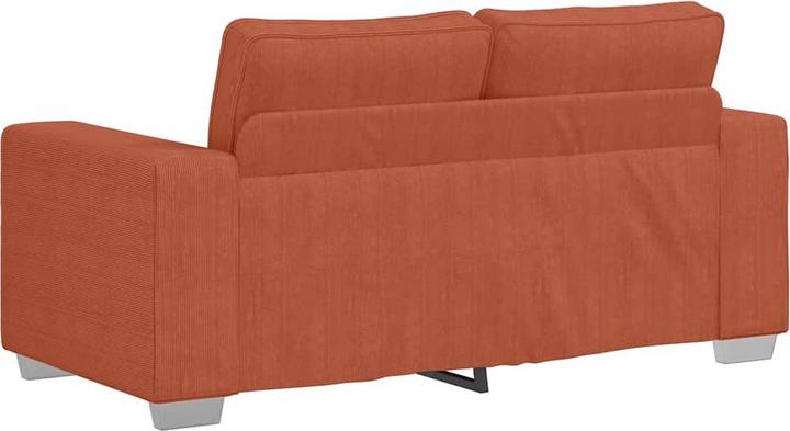 Produktbild VidaXL Zweisitzer-Sofa Rot Orange 120 cm Cordstoff (2-Sitzer)