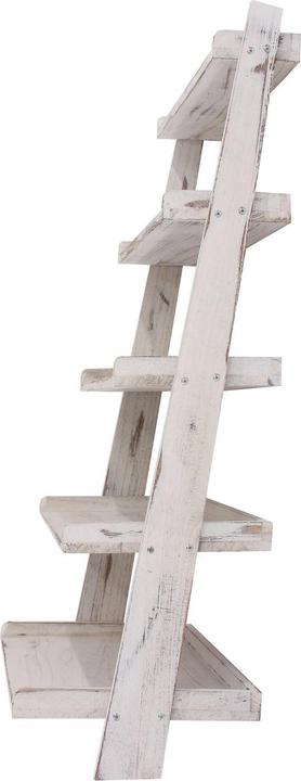 Produktbild Mendler Regal Standregal Pflanzregal Blumenständer, 119x64x38cm, Shabby-Look, Vintage – weiss - 10113