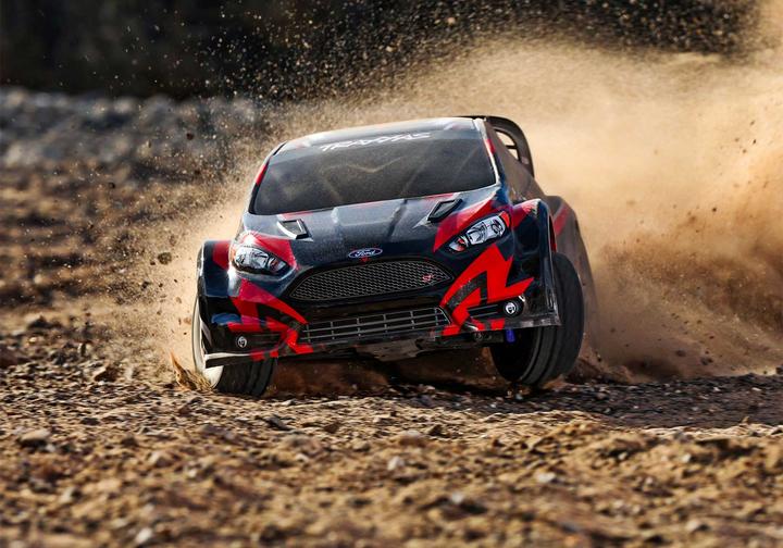 Produktbild Traxxas FORD FIESTA ST 4X4 BL-2S BLAU 1/10 RALLY RTR BL-2S BRUSHLESS, HD-TEILE, OHNE AKKU/LADER (RTR Ready-to-Run)