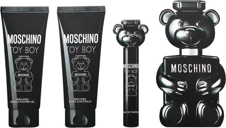 Image du produit Moschino Toy Boy Christmas 2024 Eau de Parfum / Gel Douche Bain / Baume Après-Rasage / Voyage (Set parfum)