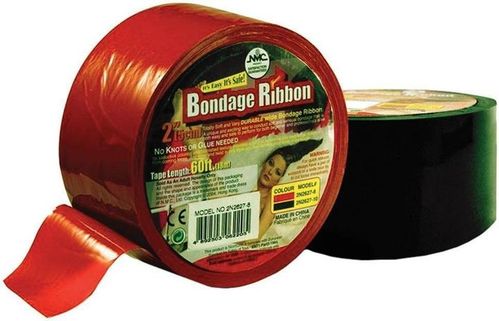 Actual product image NMC Bondage Ribbon Band red