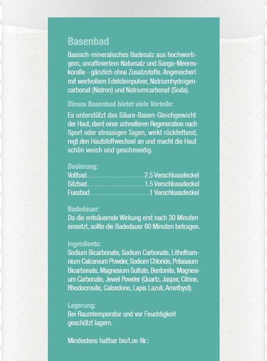 Produktbild Effective Nature Basenbad mit Sango Koralle (Badepralinen)