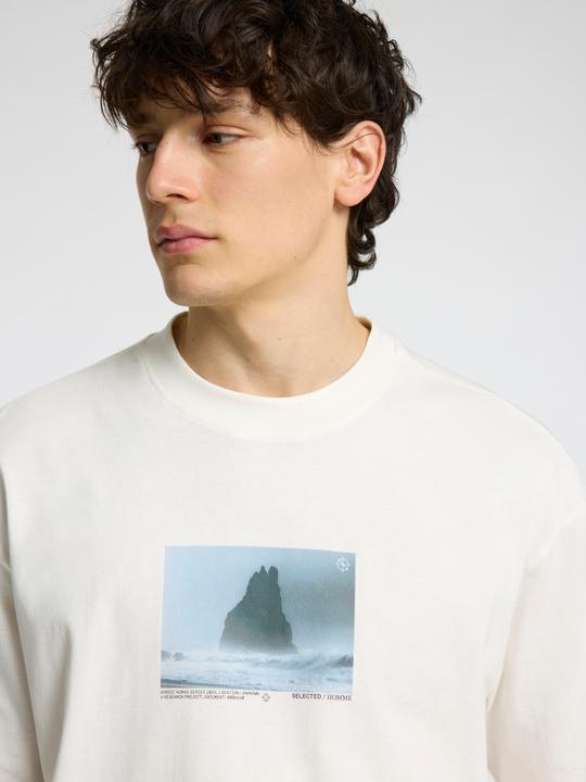 Immagine prodotto Selected Homme Print T-Shirt mit Rundhalsausschnitt (XL)