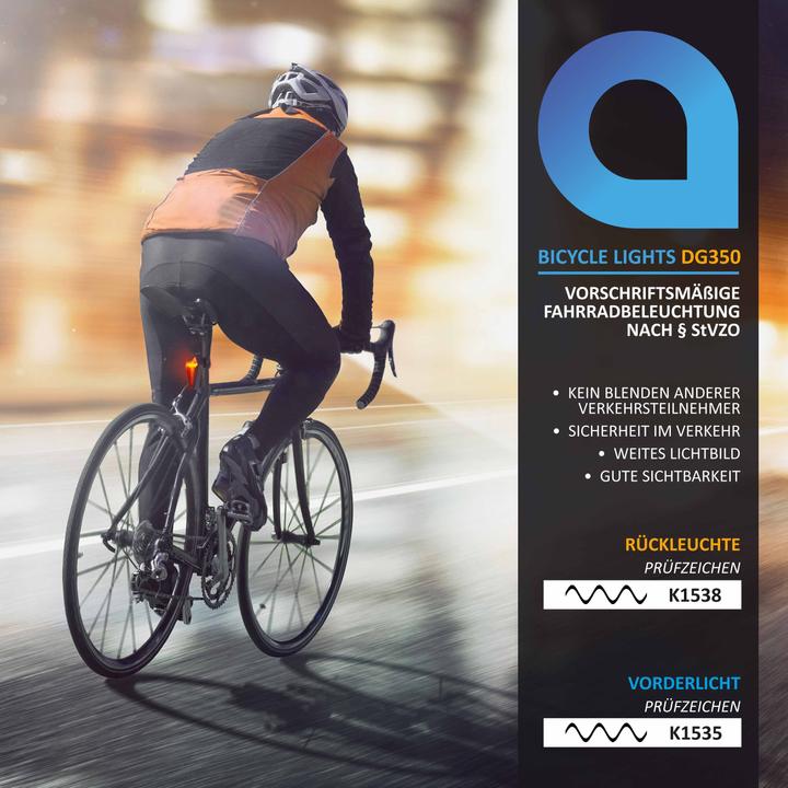 Produktbild Aplic LED Fahrradlampen Set (300 lm)