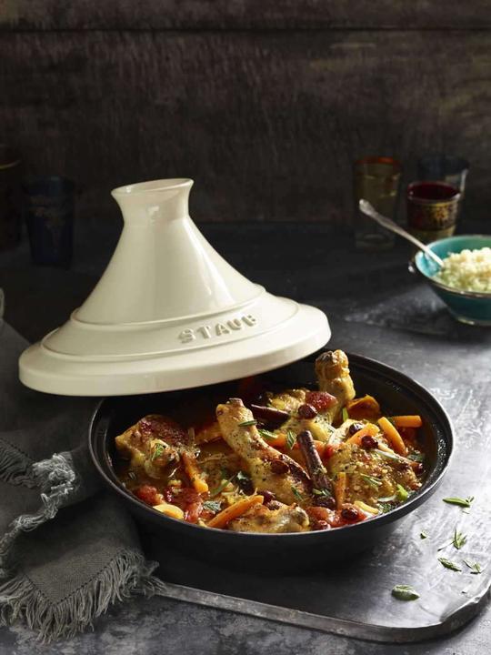 Image du produit Staub Tajine (28 cm, Pot à tajine, Fonte, Céramique, Émail)