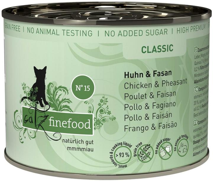 Immagine prodotto Catz Finefood No.15 Pollo e fagiano (Adulto, 6 pz., 250 g)
