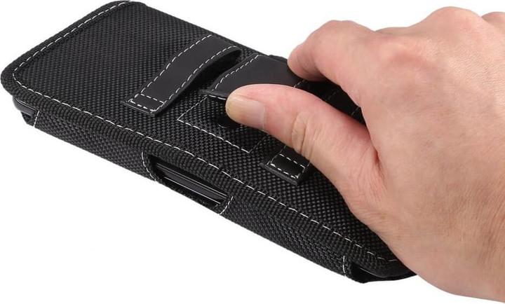 Immagine prodotto Cover-Discount Borsa da cintura orizzontale in Oxford con clip / XL