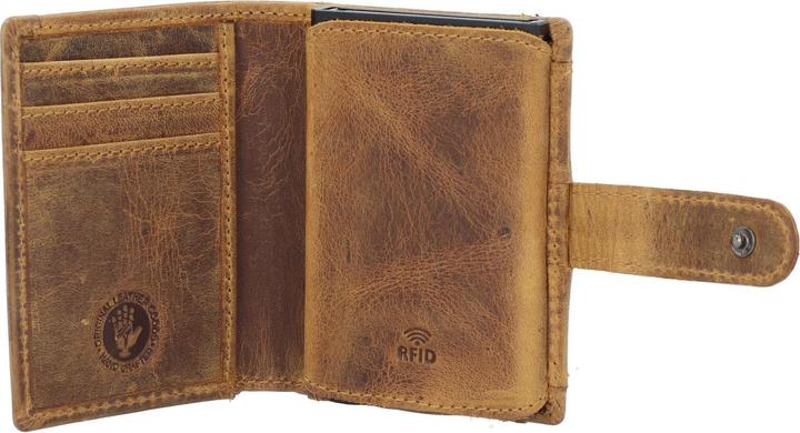 Actual product image Greenburry Vintage Original wallet RFID leather 8 cm