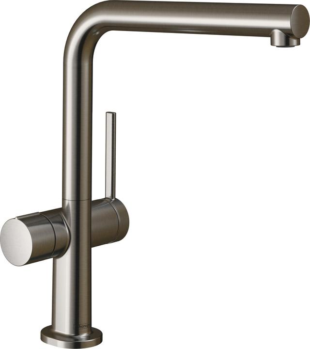 hansgrohe HG ééngreeps wastafelmengkraan 270 TALIS M Toestelstopkraan 1jet RVS look