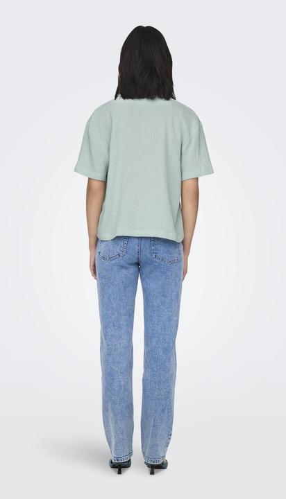 Produktbild JdY Locker geschnitten Resort Kragen Tief angesetzte Schulter Hemd Hemd (XL)