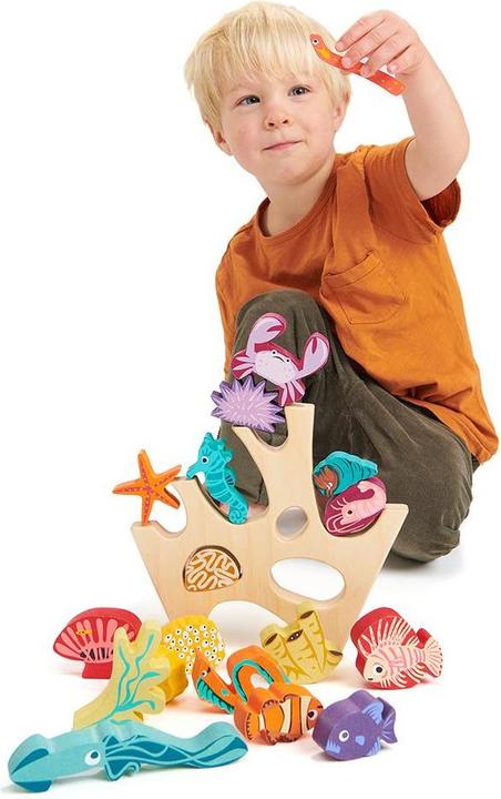 Actual product image Tender Leaf Toys Stapelspielzeug Korallenriff