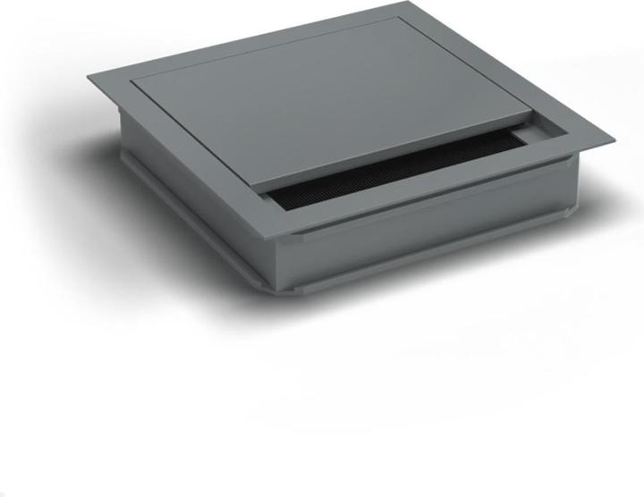 TecLines TKD011T Kabelschroefverbinding 120x120x25 mm, titanium / zwart (Kabelopening, 12 cm)