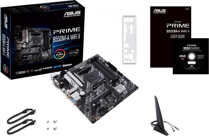 Produktbild ASUS PRIME B550M-A WIFI II (AM4, AMD B550, mATX)
