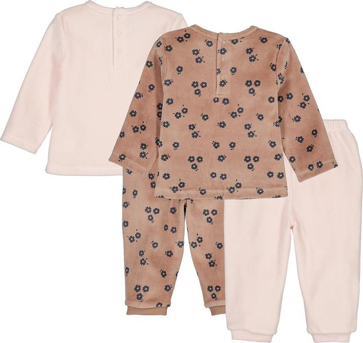 Produktbild La Redoute Collections 2er-Pack Samt-Pyjamas mit Blumen (68)