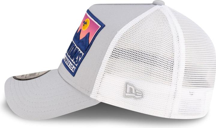 Produktbild New Era 9Forty A-Frame Trucker Cap - Rocky Mountains Grau (One Size)