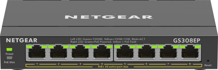 Netgear GS308EP-100PES (8 Porti)