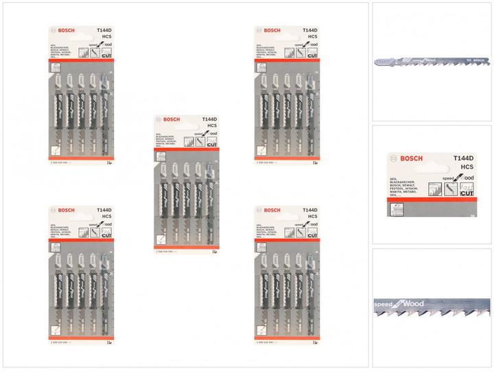 Image du produit Bosch Professional Zubehör T 144 D, paquet de 25