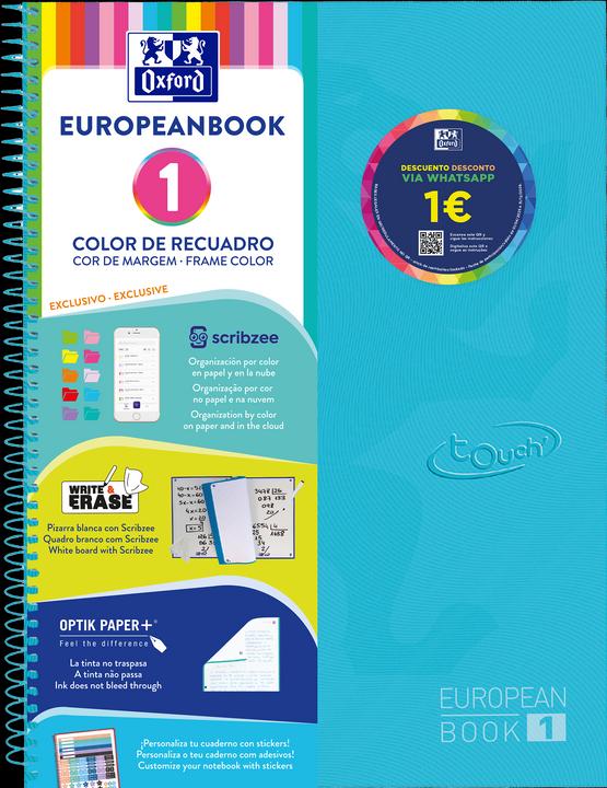 Produktbild Oxford European Book (A4+, Kariert, Harter Einband)