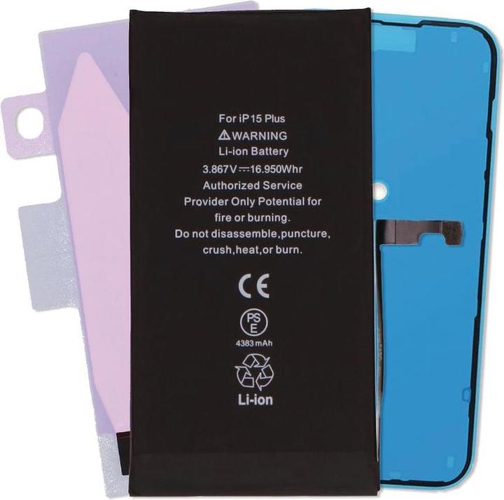 Produktbild Huarigor iPhone 15 Plus | Ersatzakku | 4383mAh | | Premium