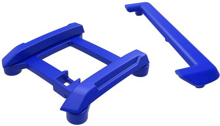 Image du produit Traxxas Skid plate (roof)/ tailgate protector (blue)/ mounts (2)/ 3x8mm BCS (7) (f its #10711 body)