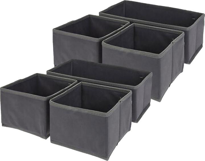 Immagine prodotto Stoneline Schubladen Organizer, 3-tlg., Ordnungsboxen, 2er-Set (14 x 14 x 11 cm, 28 x 14 x 11 cm)