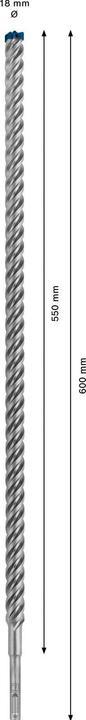 Productafbeelding Bosch Professional Zubehör Expert SDS plus-7X hamerboor, 18 x 550 x 600 mm (18 mm)