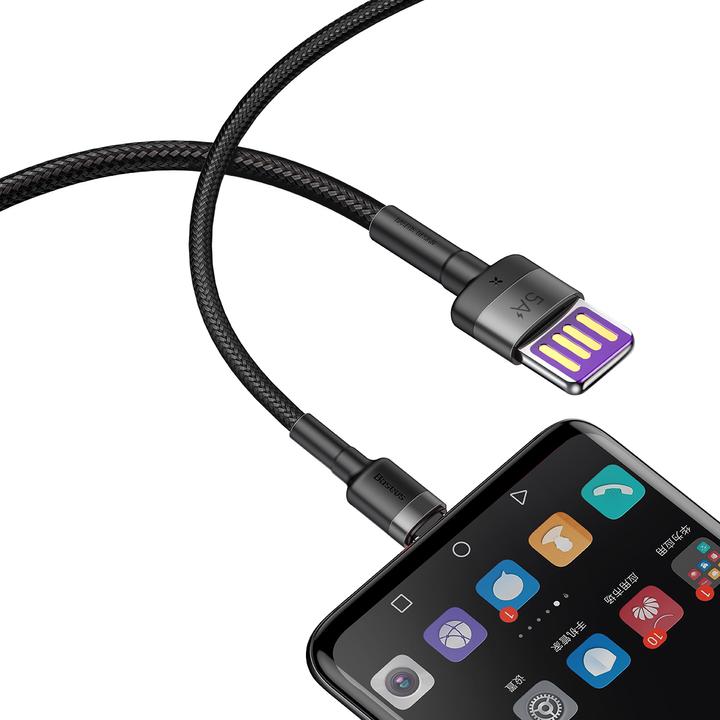 Image du produit Baseus Cafule HW Quick Charging Data cable USB Double-sided Blind Interpolation For Type-C 40W 1m Gray b... (1 m, USB 3.2 Gen 2, 40 W)