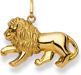 Natsumi Schmuck Anhänger Löwe Gelbgold 18K/750 (750/18 K Gelbgold)